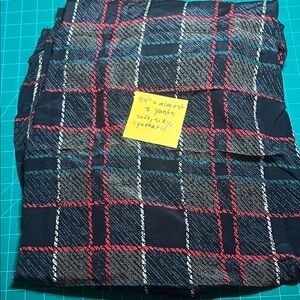 Soft and silky Plaid Fabric